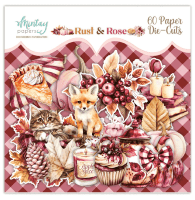 Mintay Papers Die Cuts - Rust & Rose 