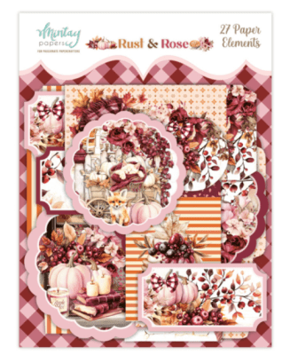 Mintay Papers Elements - Rust & Rose 