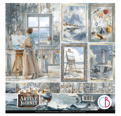 Ciao Bella 12x12 Paper Pad - An Artist Journey