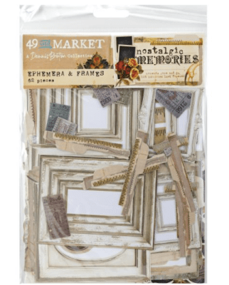 49 And Market Ephemera and Frames - Nostalgic Memories