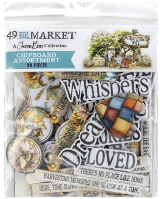 49 And Market Chipboard Set - Whispering Way