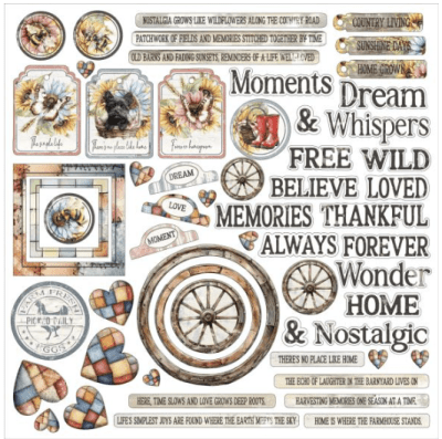 49 And Market Chipboard Set - Whispering Way