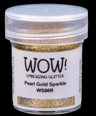 WOW! Embossing Powder Glitters Pearl Gold Sparkle - Regular