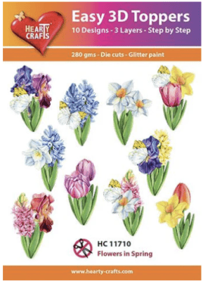 Easy 3D Toppers - Flowers in Spring