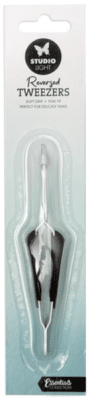 Studio Light Reversed Tweezers soft grip fine tip