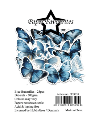Paper Favourites Die-Cuts - Blue Butterflies