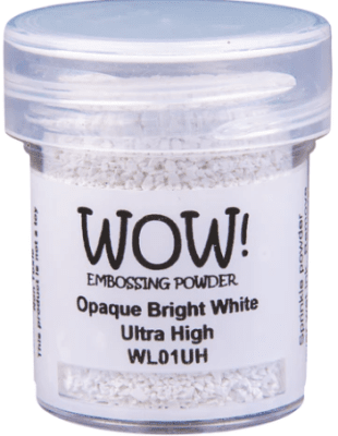 WOW! Embossing Powder Opaque Whites - Bright White Ultra High