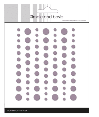 Simple and Basic Matte Enamel Dots - Heather 