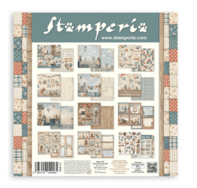 Stamperia 12x12 Paper Pack - Family 