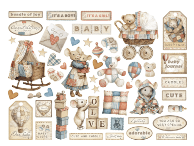 Stamperia Die Cuts - Baby