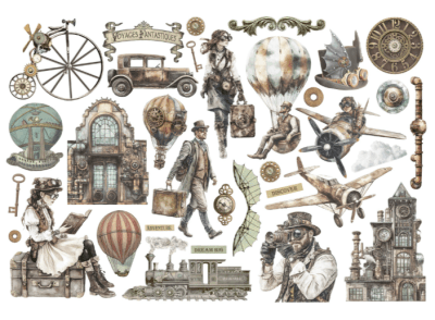 Stamperia Ephemera - Voyages Fantastiques 