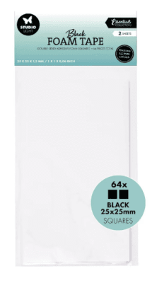 Studio Light Foam Tape Doublesided Squares Black 1,5 mm