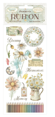 Stamperia Rub On - Daisy Art Harmonious