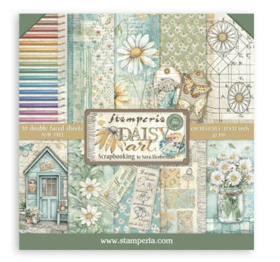 Stamperia 12x12 Paper Pack - Daisy Art