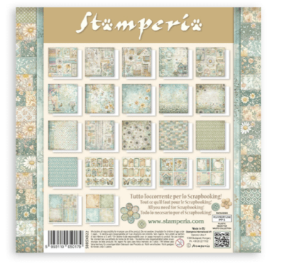 Stamperia 8x8 Paper Pack - Daisy Art Maxi 