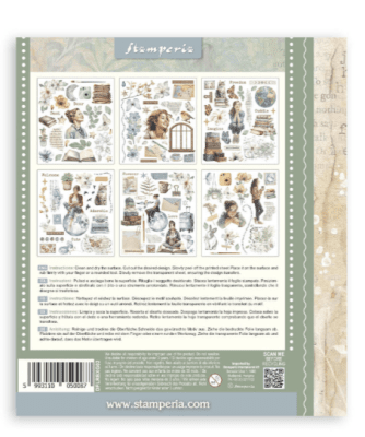 Stamperia Rub On - Secret Diary 
