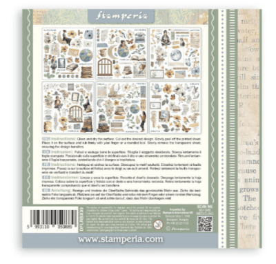 Stamperia Rub On - Secret Diary