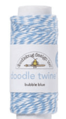 Doodlebug Design Doodle Twine - Bubble Blue
