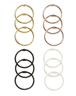 Book Rings 1.5 Inch (12pcs)