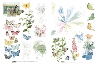 Arden Creative Studio 6x8 inch Rub-On - Field Notes 