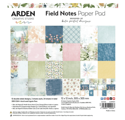 Arden Creative Studio 12x12 Paper Pad - Field Notes 