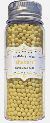 Doodlebug Design Shakers Balls - Bumblebee Balls