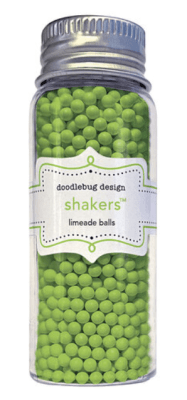Doodlebug Design Shakers Balls - Limeade Balls