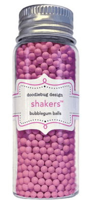 Doodlebug Design Shakers Balls - Bubblegum