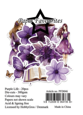 Paper Favourites Die-Cuts - Purple Life