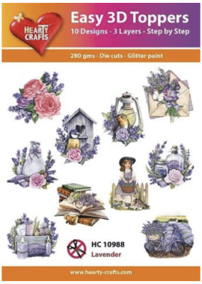Easy 3D Toppers - Lavender
