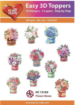 Easy 3D Toppers - Flower Boxes