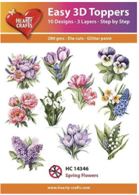 Easy 3D Toppers - Spring Flowers