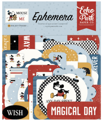 Echo Park Ephemera - Mouse And Me 