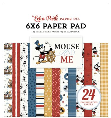 Echo Park 6x6 Paper Pad - Mouse And Me