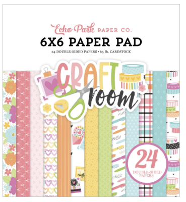 Echo Park 6x6 Paper Pad - Craft Room 