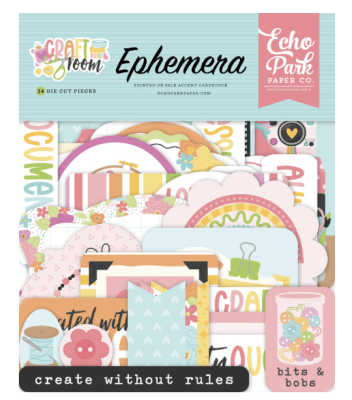 Echo Park Ephemera - Craft Room