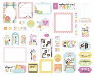 Echo Park Frames & Tags - Craft Room