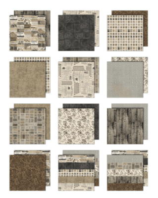 Tim Holtz Idea Ology Paper pack 8x8 - Neutral