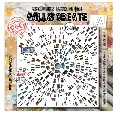 Aall And Create 6x6 Stencil - Vector Spin