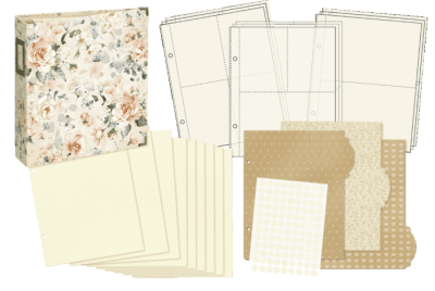 Graphic 45 Vintage Rose Binder Album 