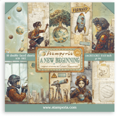 Stamperia 8x8 Paper Pack - A new Beginning