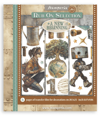 Stamperia 8x8 Rub On Collection - A new Beginning