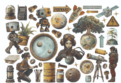 Stamperia Ephemera - A new Beginning