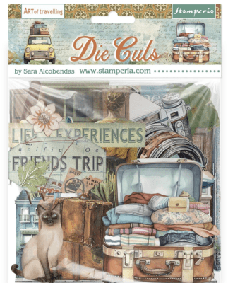 Stamperia Die Cuts - Art of Travelling