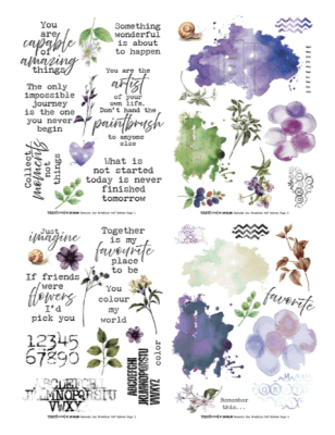 TEXT(ures) Rub-On - Beneath the Brambles 
