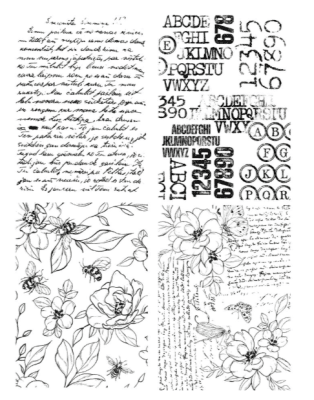 TEXT(ures) Decoupage Paper - Beneath the Brambles