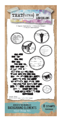 TEXT(ures) Clear Stamp Set - Beneath the Brambles Background Elements