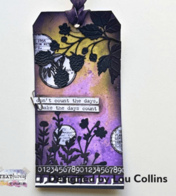 TEXT(ures) Clear Stamp Set - Beneath the Brambles Background Elements