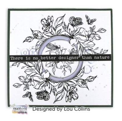 TEXT(ures) Clear Stamp Set - Beneath the Brambles Floral Borders and Corners