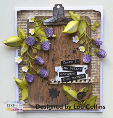 TEXT(ures) Die Set - Beneath the Brambles Woodgrain